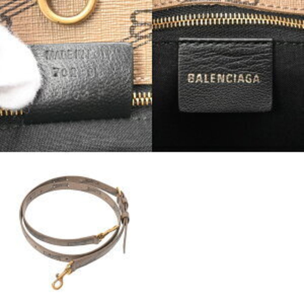 Balenciaga Shopper Monogram Signature Brown Handbag - Picture 9 of 9